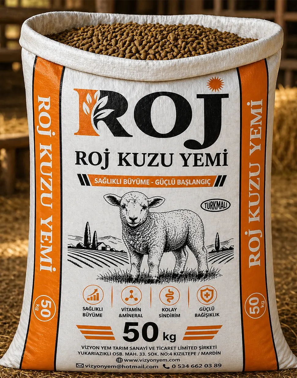 Roj Kuzu 50 kapak roj kuzu yemi kaliteli kuzu yemi