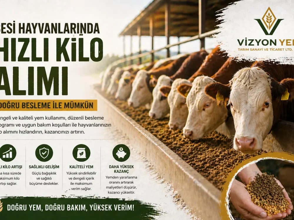 Besi Hayvanlarında Hızlı Kilo Alımı İçin Doğru Besleme Yöntemleri