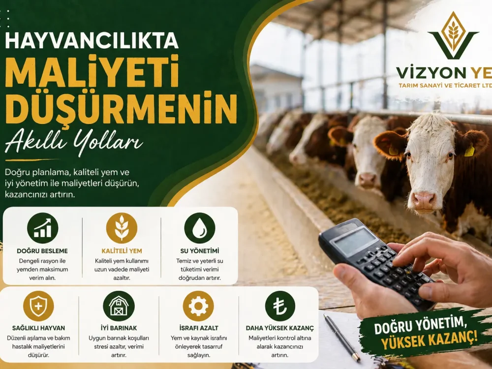 Hayvancılıkta Maliyetleri Düşürmenin En Etkili Yolları