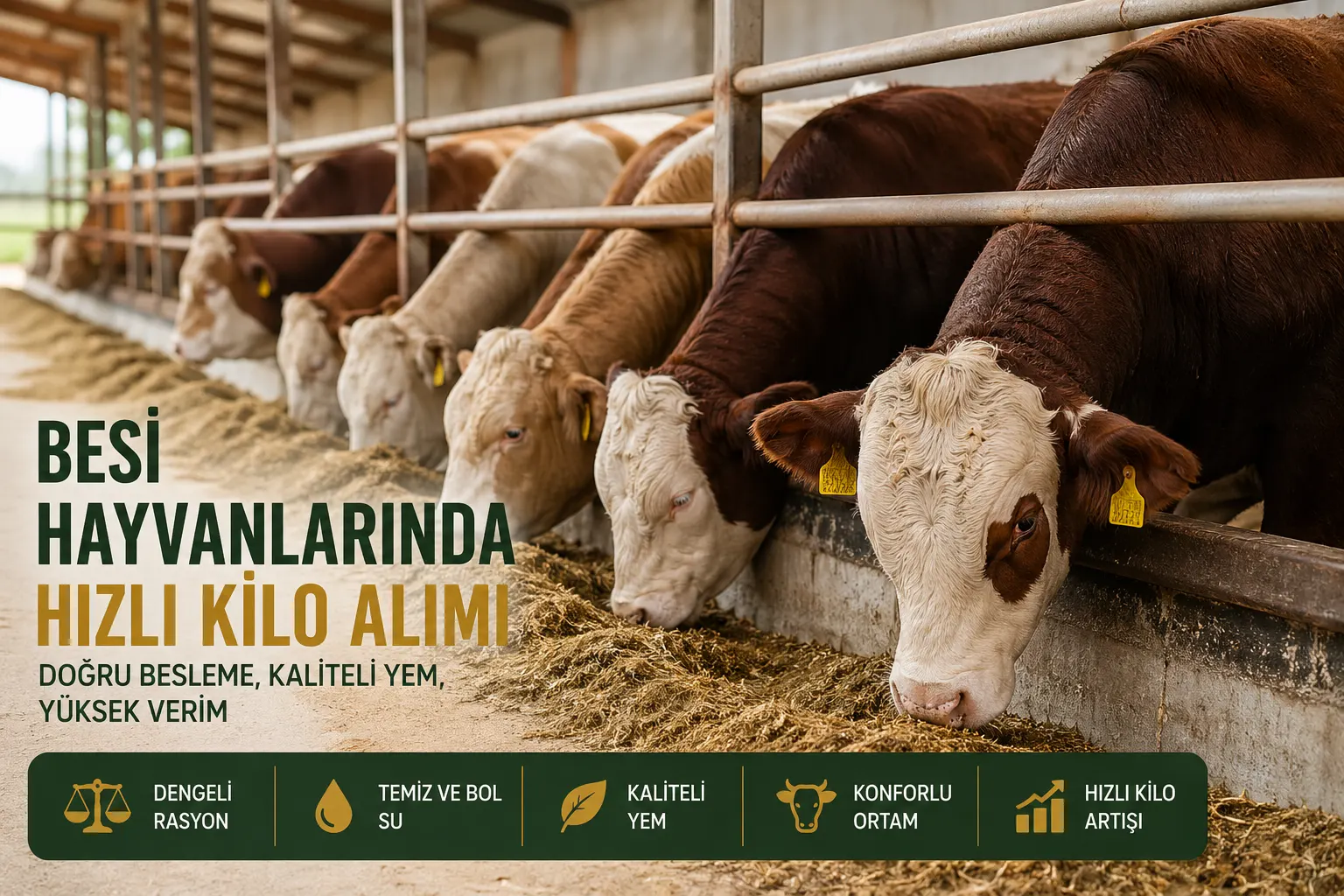 Besi Hayvanlarında Hızlı Kilo Alımı İçin Doğru Besleme Yöntemleri 1 besi hayvanlarında hızlı kilo alımı için kaliteli yem kullanımı